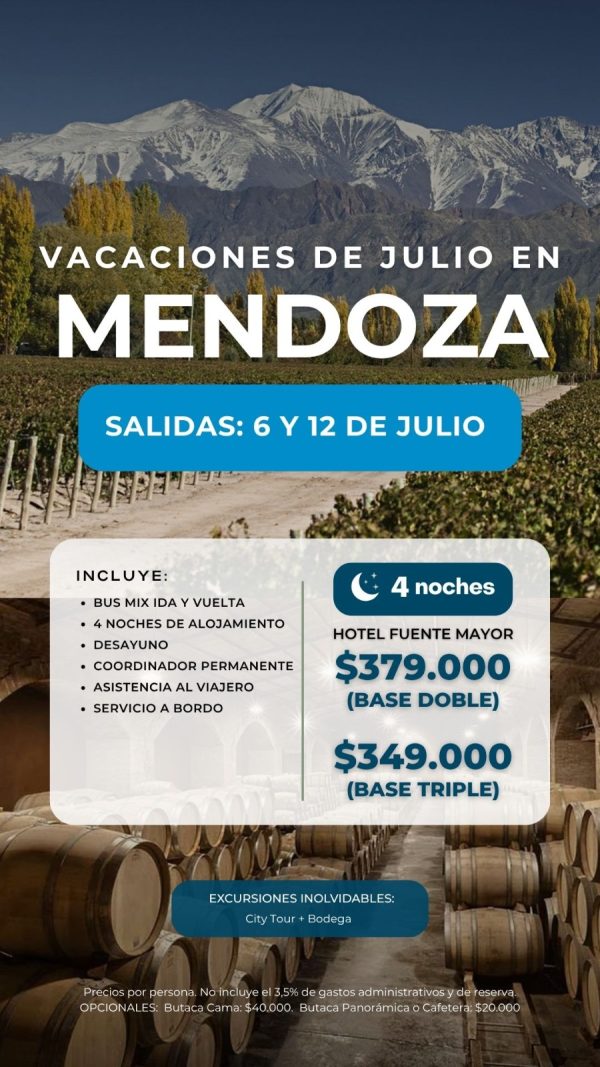Vacaciones de Julio en Mendoza - Imagen 2