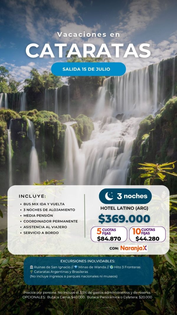 Vacaciones en Cataratas (Hotel Latino)(ARG) - Imagen 2